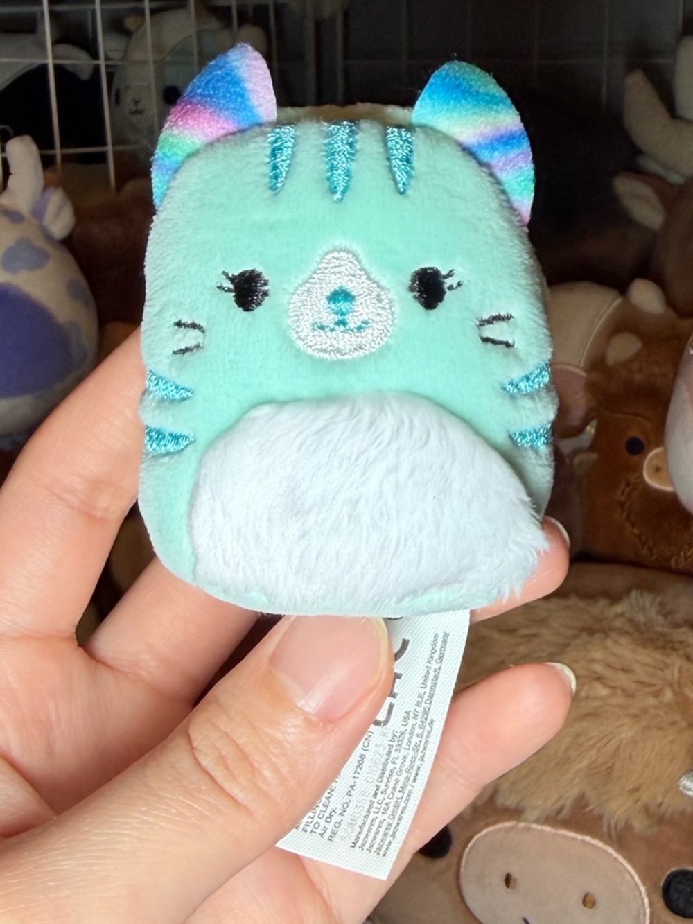 Squishmallows Squishville SV Corinna the Cat 2” Stuffed Plush (Series 9)